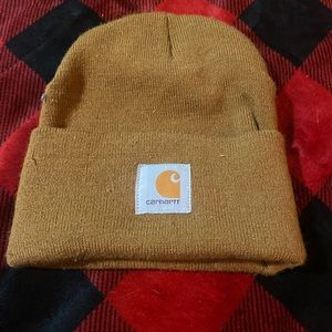 Carhartt beanie brown